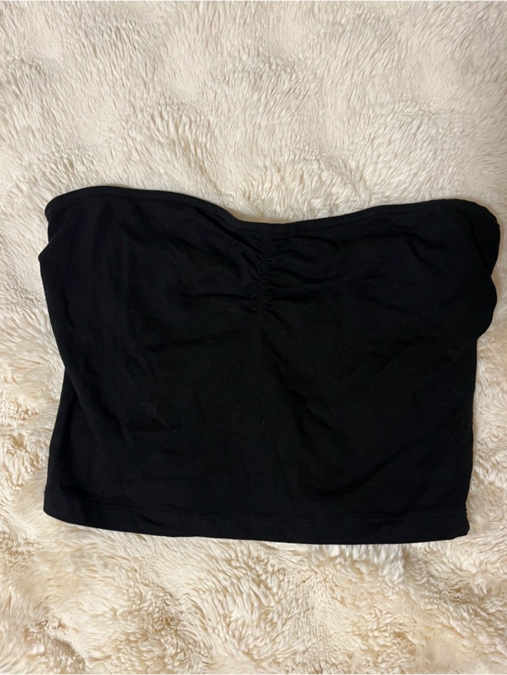 Garage Black Strapless Tube Top